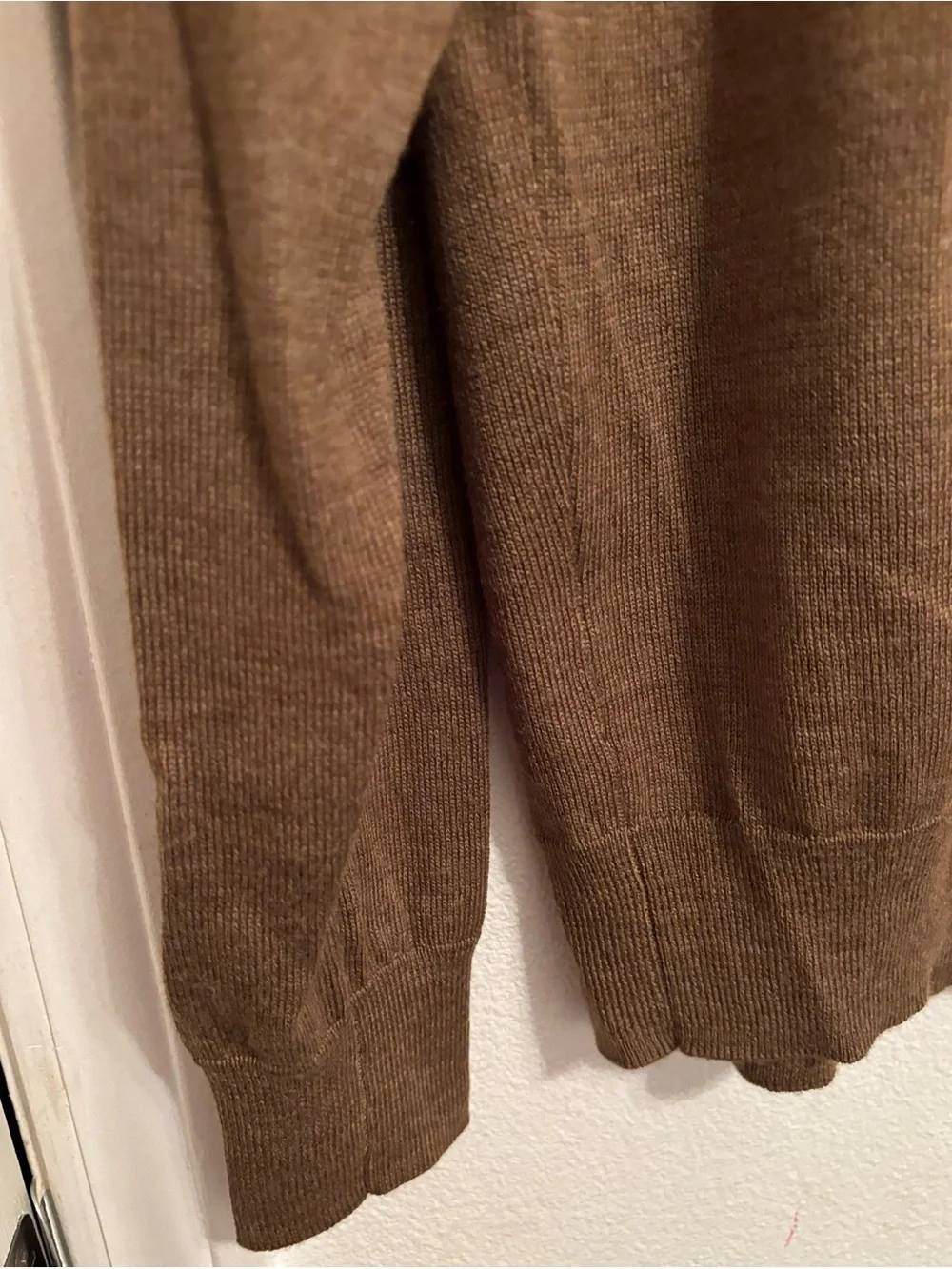 J.Crew brown merino wool blend crewneck sweater M